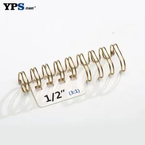 Bobine à double boucle de couleur métallique