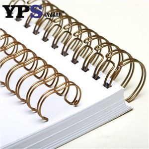 Reliure en O à double anneau ou double boucle